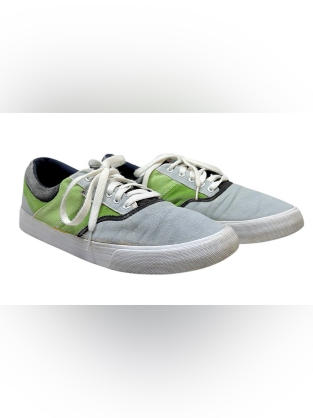 Supra Mens Upscaled Painted Sneakers Size 10.5  Blue Preppy‎